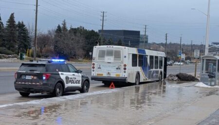 Bus Accident in Oakville Sends Woman to Hospital