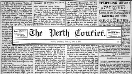 Perth Courier’s Legacy Ends After Nearly 200 Years
