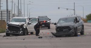 5 in hospital after crash involving an unmarked OPP cruiser in Peterborough