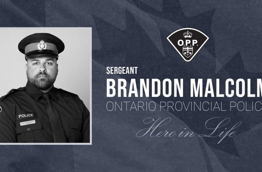 Ontario Officer Brandon Malcolm Remembered