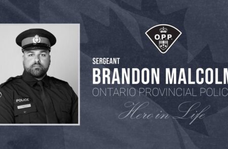 Ontario Officer Brandon Malcolm Remembered