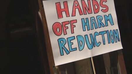 Protesters Rally Against Closure of Safe Consumption Sites in Toronto