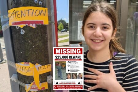 Posters for Missing Teen Defaced in Toronto