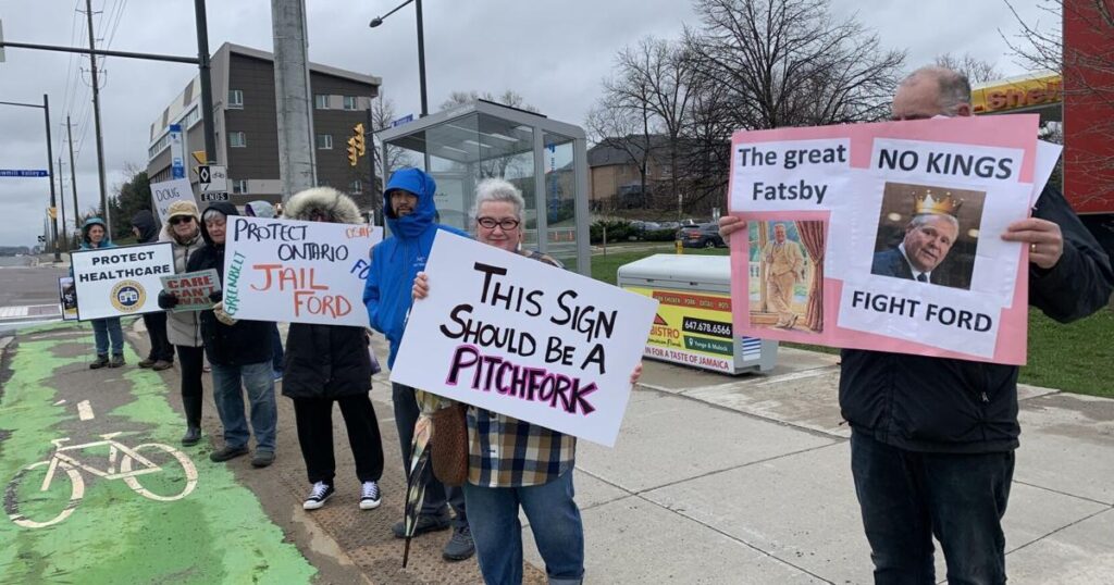 Protests Against Ford Planned for May 30 in Ontario