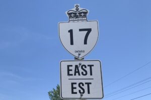 Highway 17 West near Renfrew going four lane