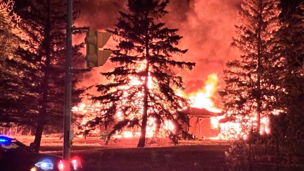Fire Destroys Home on Hamilton Road