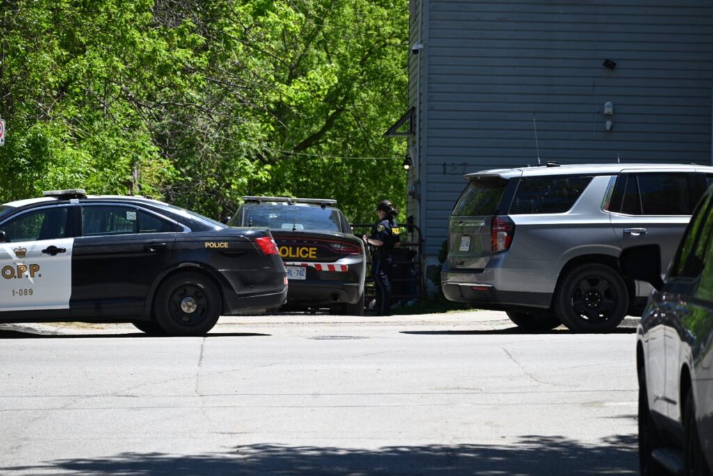 Police Activity on Barrie Road in Orillia Police Activity on Barrie Road in Orillia