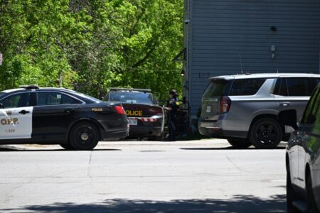 Police Activity on Barrie Road in Orillia