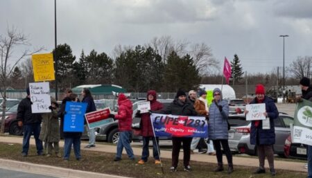 Protest in St. Catharines Against Doug Ford’s Policies