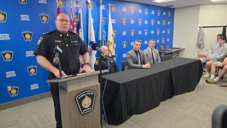 Sarnia’s Police Chief Placed on Leave Amid Harassment Claims