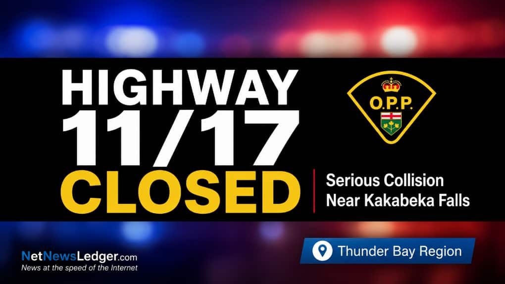 Major Accident Shuts Down Highway 11/17 Near Thunder Bay Major Accident Shuts Down Highway 11/17 Near Thunder Bay