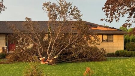 Tornado Strikes Near London, Ontario on Tuesday