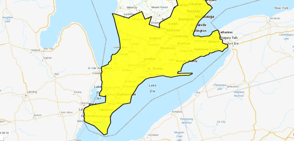Heat Alert in Windsor-Essex Until Tuesday
