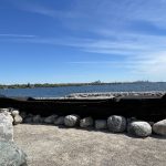 The canoe sculpture honors Jim’s legacy inviting all come get involved…