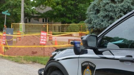 Discovery of Human Remains Near Sarnia