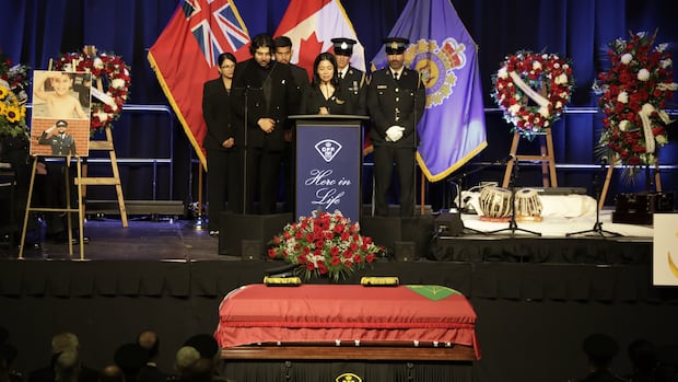 Constable Tarun Bali Honored at Funeral Service Constable Tarun Bali Honored at Funeral Service