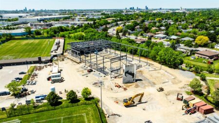 Brampton Marks Progress on Victoria Park Arena Rebuild