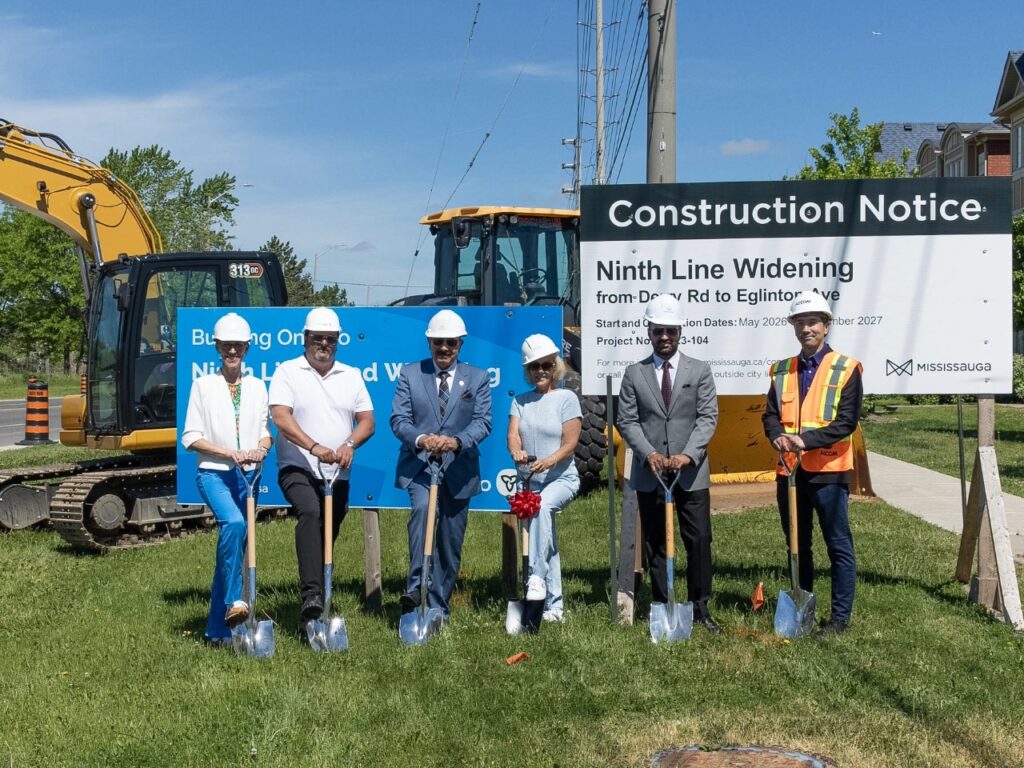 Major Upgrades Start for Ninth Line in Mississauga Major Upgrades Start for Ninth Line in Mississauga