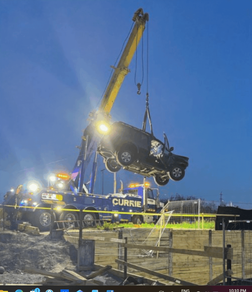 Woman Injured After SUV Drops into Barrie Construction Pit