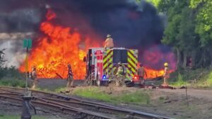 Smoke from Massive Fire Prompts Window Closures in OEV