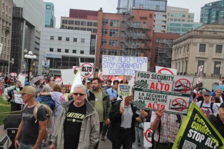 Farmers Rally Against Proposed High-Speed Rail Project
