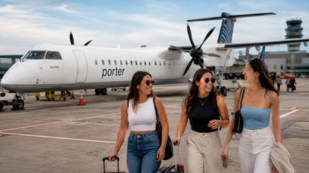 Porter Airlines Launches Only Nonstop Ottawa to Hamilton Service With Two Daily De Havilland Dash 8-400 Flights Connecting John C. Munro Hamilton International Airport to Ottawa International and Atlantic Canada Via Charlottetown, Fredericton and Moncton to Boost Ontario Tourism