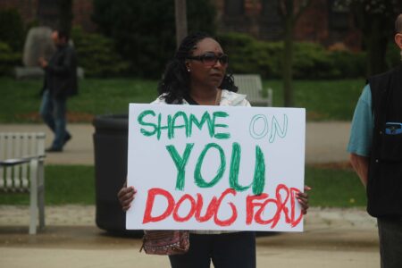 Sarnia Joins Province-wide Protests Against Premier Ford