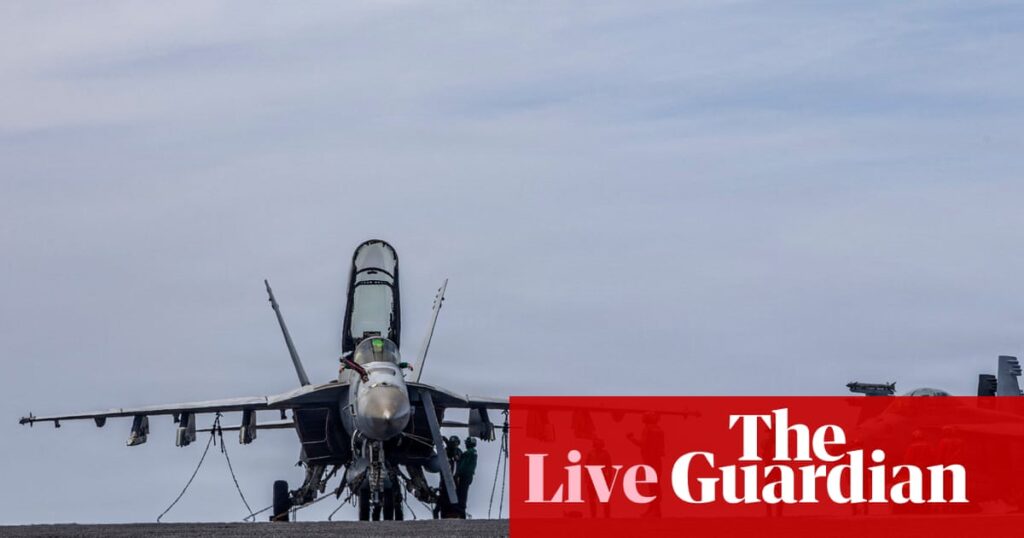 US military strikes against Iran in response to attack on cargo ship, Pentagon says – live | US-Israel war on Iran