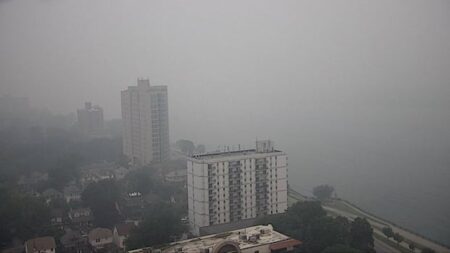 Wildfire Smoke Affects Air Quality in Windsor Area Wildfire Smoke Affects Air Quality in Windsor Area