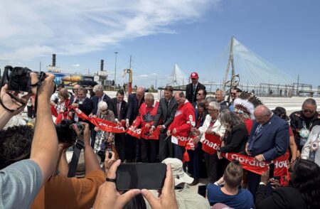 Celebration of the Gordie Howe International Bridge in Canada