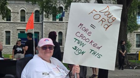 Protests Against Ford Erupt in Ottawa Amid Low Approval Ratings