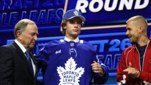 NHL Rookie Gavin McKenna Gets Encouraging Words from Star Player NHL Rookie Gavin McKenna Gets Encouraging Words from Star Player