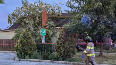 Strong Winds Cause Damage and Power Outages in Southwestern Ontario