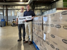 Huge Pasta Donation to Kingston Food Bank Shows Urgent Need Huge Pasta Donation to Kingston Food Bank Shows Urgent Need