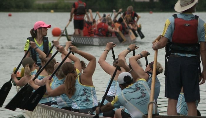 Exciting Dragon Boat Racing at Hamilton’s Waterfest Exciting Dragon Boat Racing at Hamilton’s Waterfest