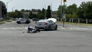 Serious Motorcycle Accident in Markham