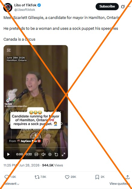 Controversial Puppet Clip of Canadian Mayor Candidate Misinterpreted Controversial Puppet Clip of Canadian Mayor Candidate Misinterpreted