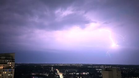 Severe Thunderstorm Warning for Monday Afternoon