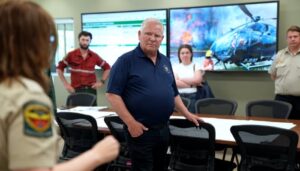Fires Rage On in Northern Ontario, Premier Visits Thunder Bay Fires Rage On in Northern Ontario, Premier Visits Thunder Bay