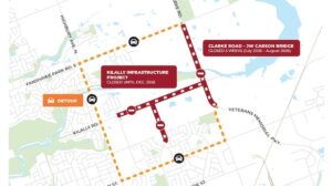 Road Work to Affect Clarke and Kilally Roads Starting Monday