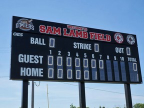 New Scoreboard Installed at Tillsonburg Baseball Field