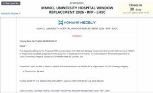 Schedule for LHSC Window Replacement Project