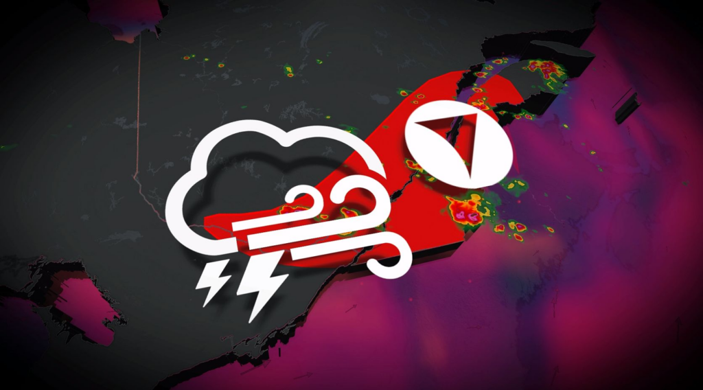 Storms and Tornadoes Expected in Ottawa and Southern Quebec