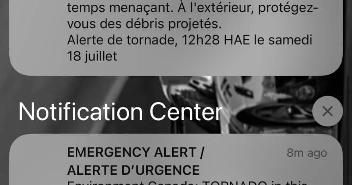 Severe Thunderstorm Warning for Southern Ontario Canceled Severe Thunderstorm Warning for Southern Ontario Canceled