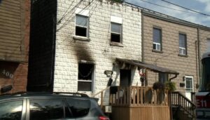 Fire in East Hamilton Sends Two to Hospital