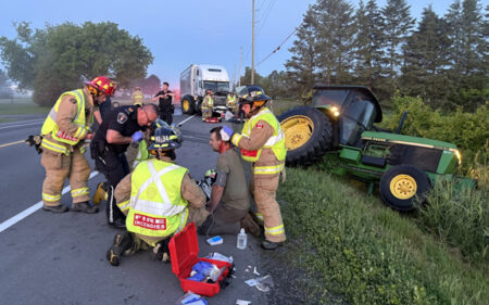 **Tragic Collision Involving Truck and Tractor in Ottawa Area**
