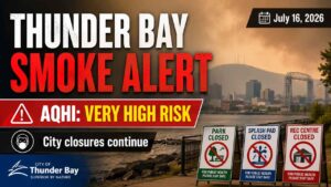 Thunder Bay Wildfire Update: City Services Impacted by Air Quality