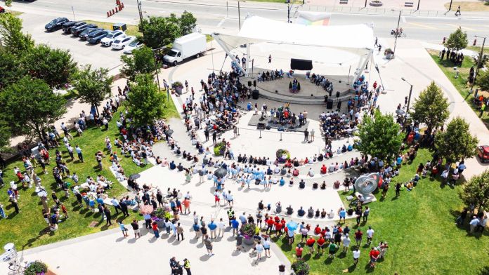 Barrie announcement stadium