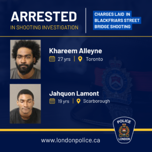 Two Arrested in London Shooting Case Two Arrested in London Shooting Case