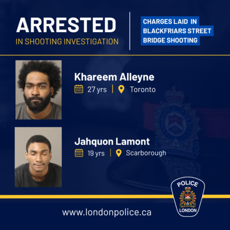 Two Arrested in London Shooting Case